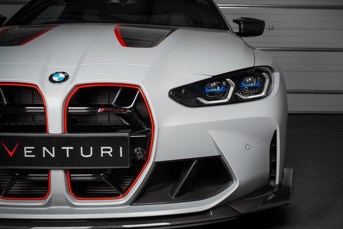 Eventuri BMW G8X M3 / M4 Black Carbon Intake Scoop Set