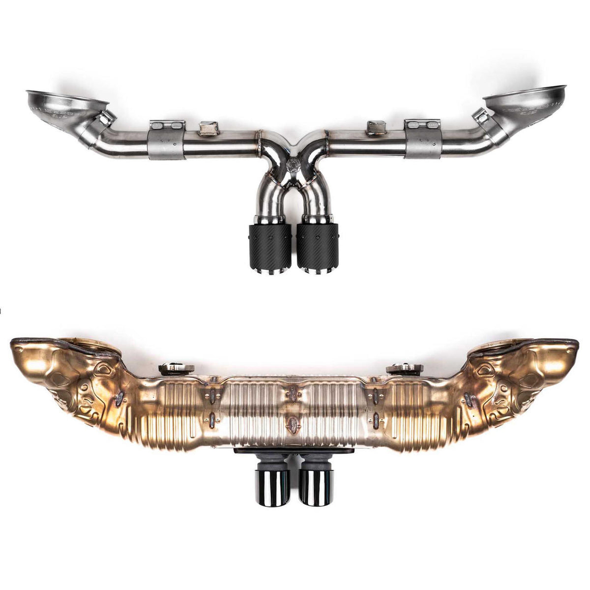 Fabspeed Porsche 992 GT3 / GT3 RS Supercup Cat-Back Exhaust System NON Valved (2022+)