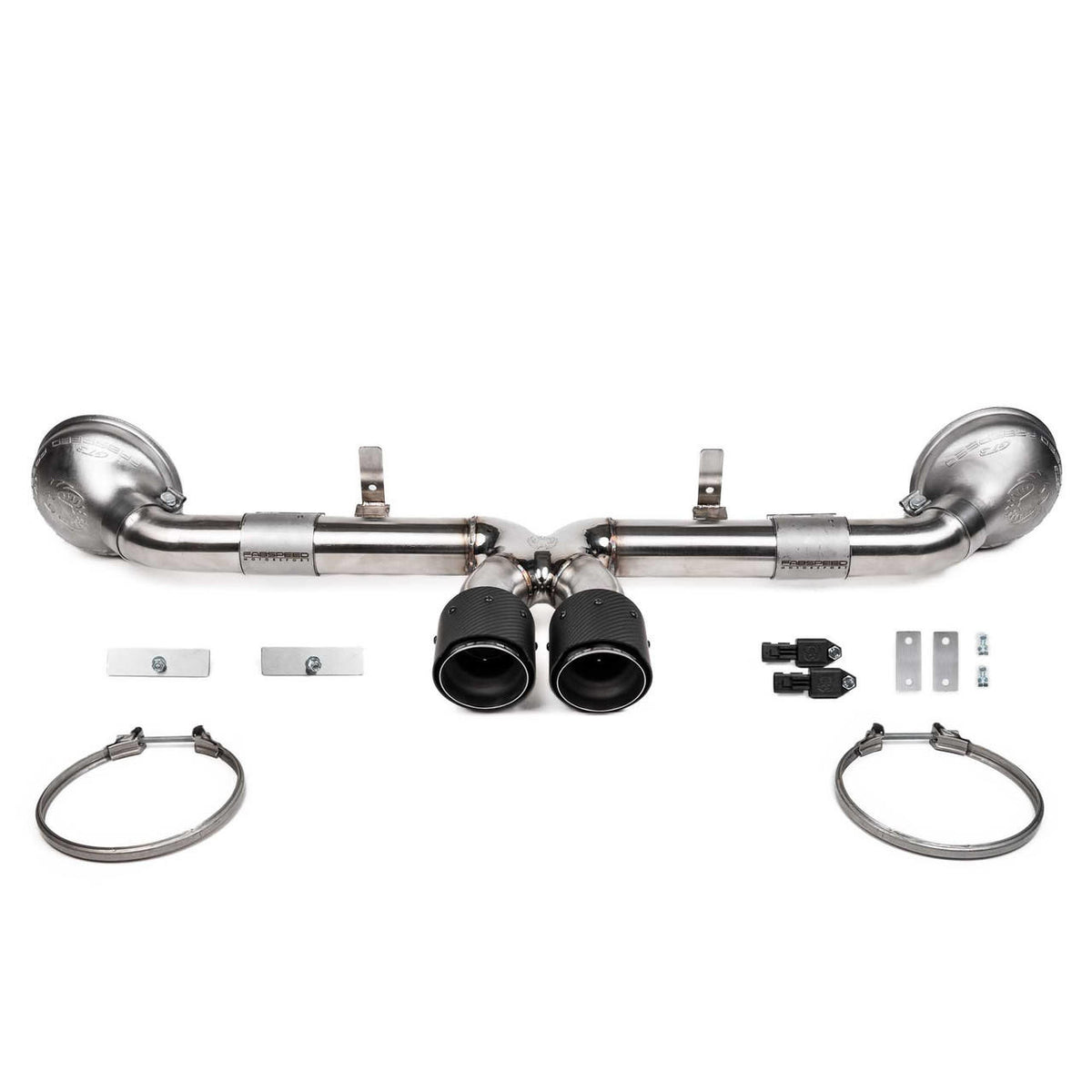 Fabspeed Porsche 992 GT3 / GT3 RS Supercup Cat-Back Exhaust System NON Valved (2022+)