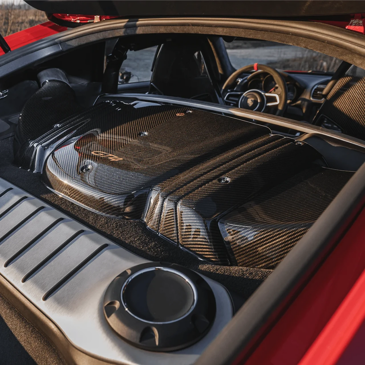 Gold Leaf Cayman GT4 RS Style Carbon Fiber Intake