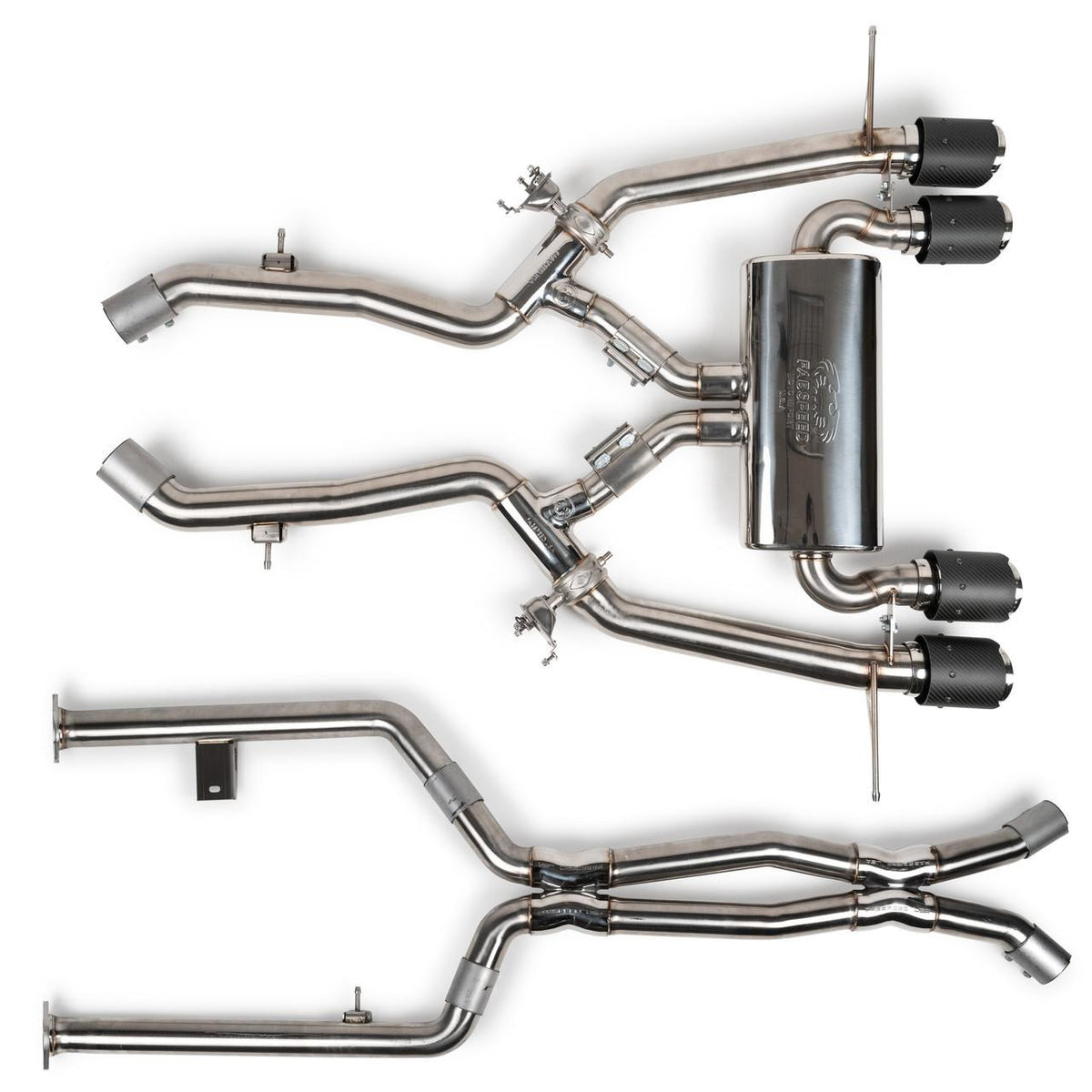 Fabspeed BMW M2 (G87) Valved Exhaust System and Intermediate X-Pipe (2023+)