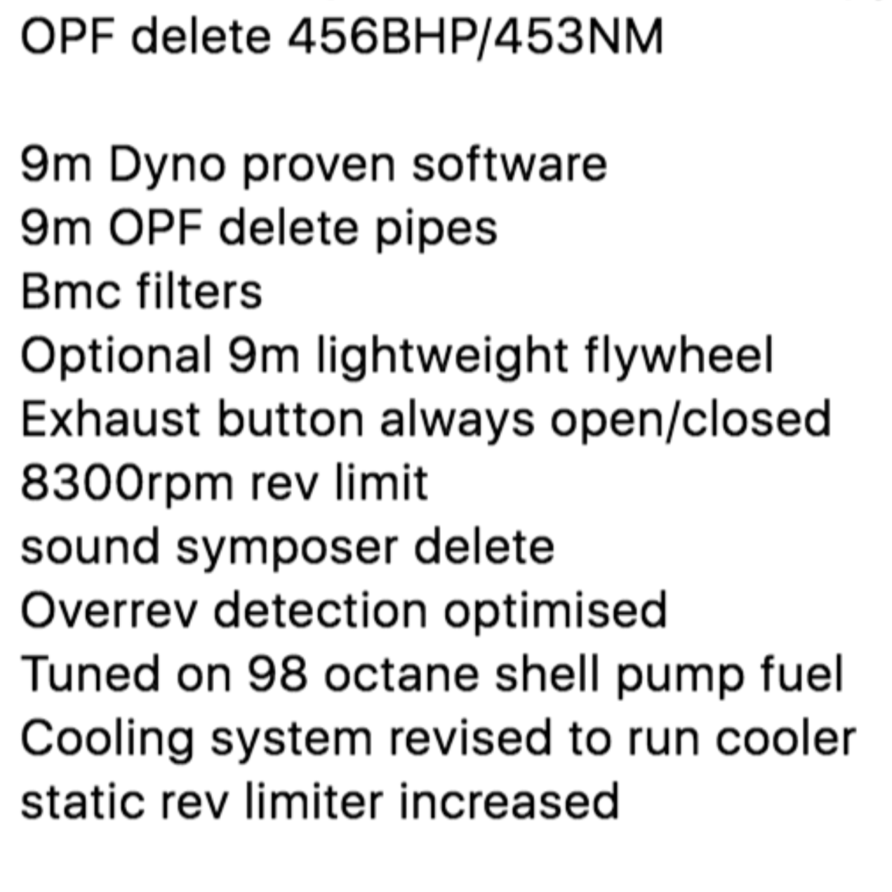 9M GT4/Spyder/4.0 GTS Tune