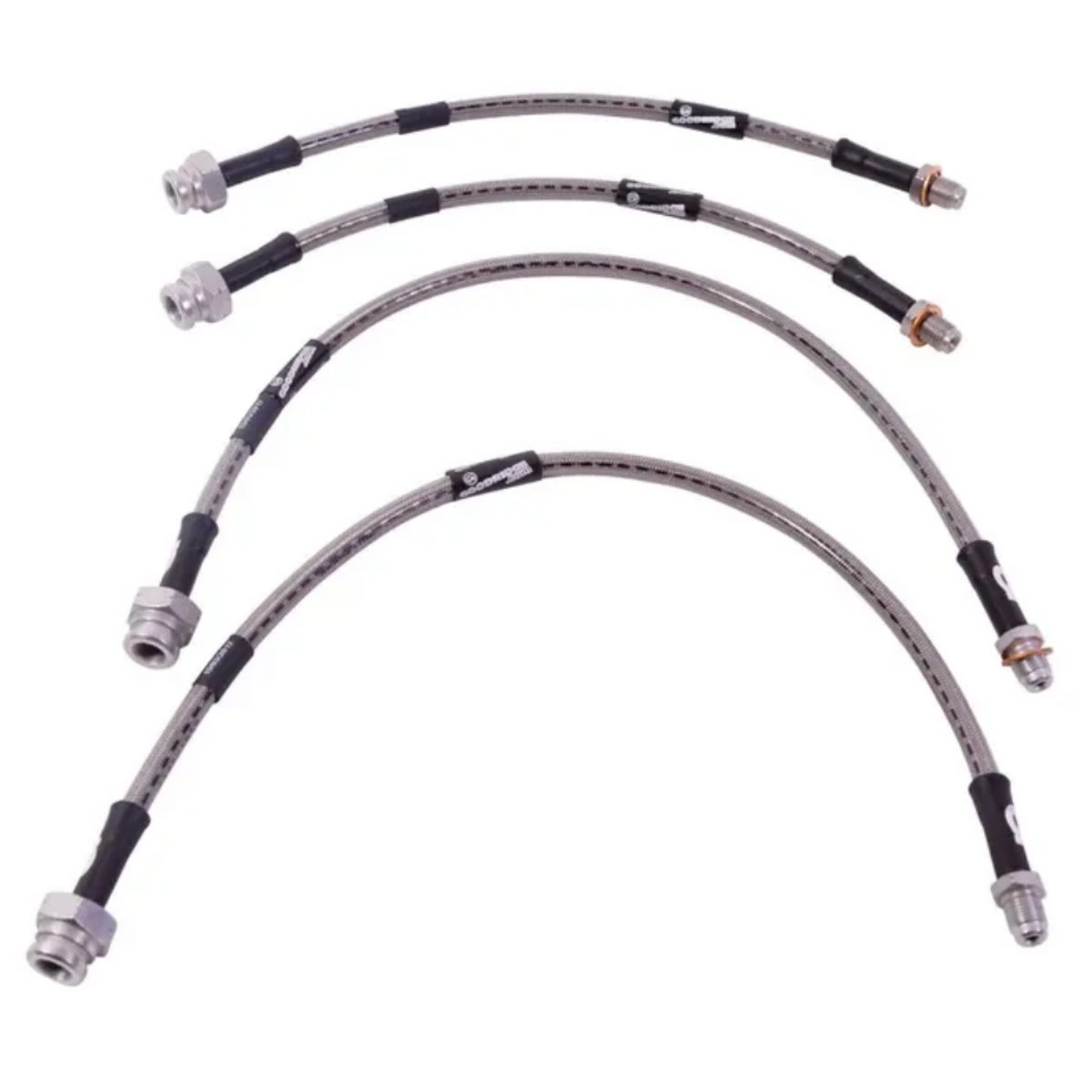 Stainless steel brake flexi hoses Porsche 991.1 / 991.2 / 992 / 981 / 982