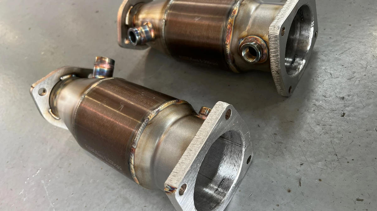 9M 997.1 Turbo / Turbo S Silenced System With 200 Cell Catalysts