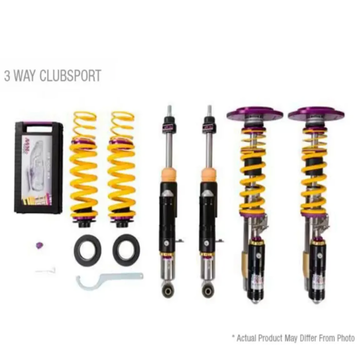 Clubsport  V4 Kit 3 Way w/ Top Mounts Porsche Boxster | Cayman 981 | 982 Includes 2013+