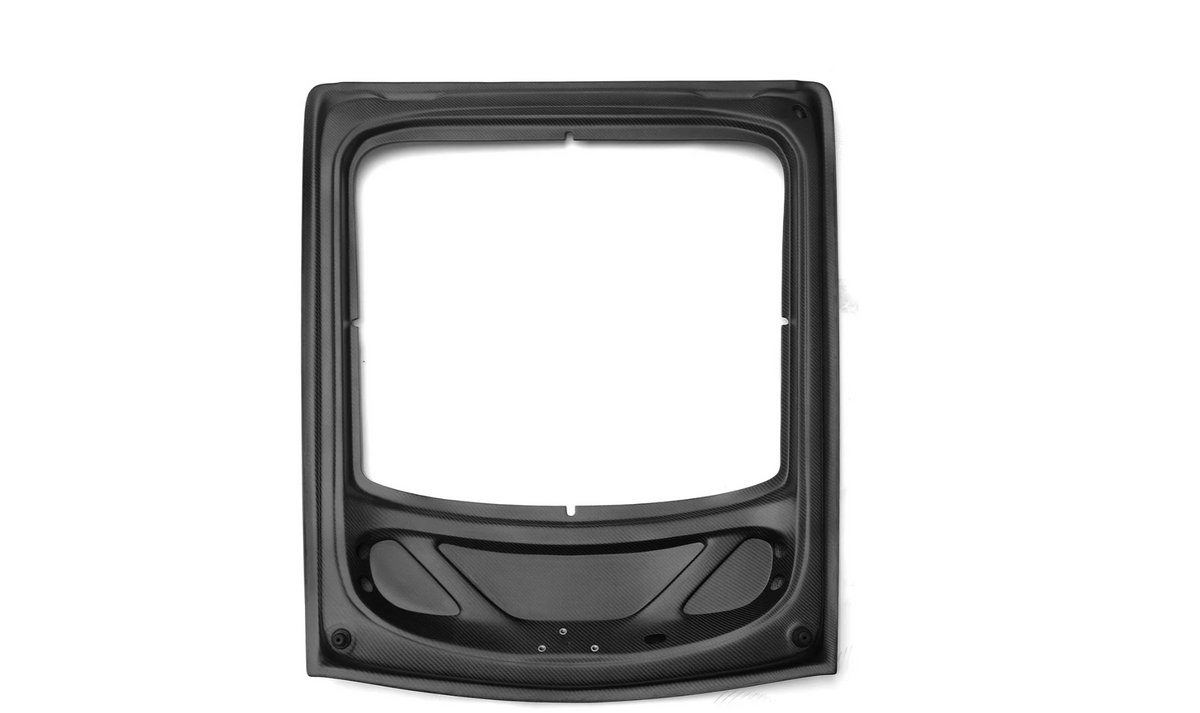 Dry Carbon Fiber V-Frame Tailgate with HD Lightweight  PC Glass [Porsche 981 / 718 / Cayman / GT4 / RS]