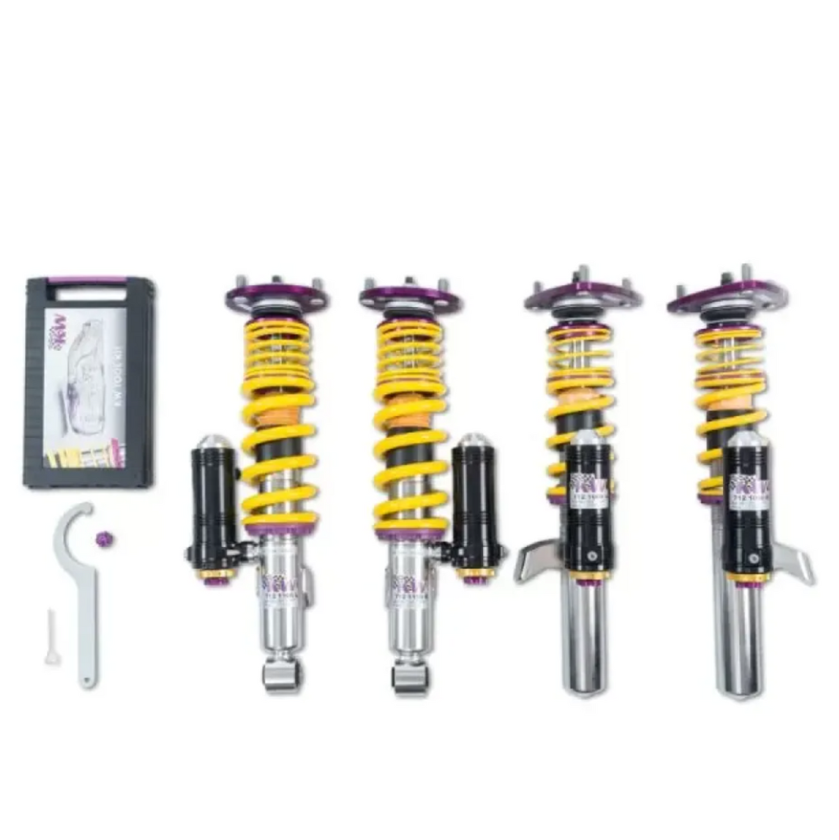 Clubsport Kit 3 Way Coilovers with Top Mounts Porsche 996 Turbo | GT2 | GT3 2002-2005