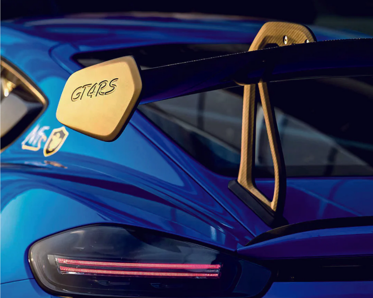 Dry Carbon Fiber 3-Inch Wing Riser [Porsche 981 / 718 / GT4 / RS]