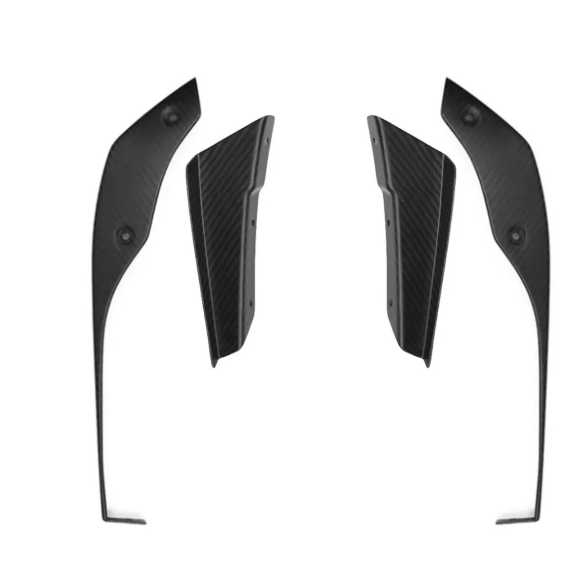 Dry Carbon Fiber Clubsport Dive Plane &amp; Lower Side Spoiler Pack [Porsche 718 Cayman GT4 | Spyder | RS