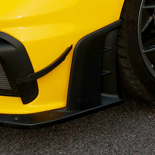 Dry Carbon Fiber Clubsport Dive Plane &amp; Lower Side Spoiler Pack [Porsche 718 Cayman GT4 | Spyder | RS