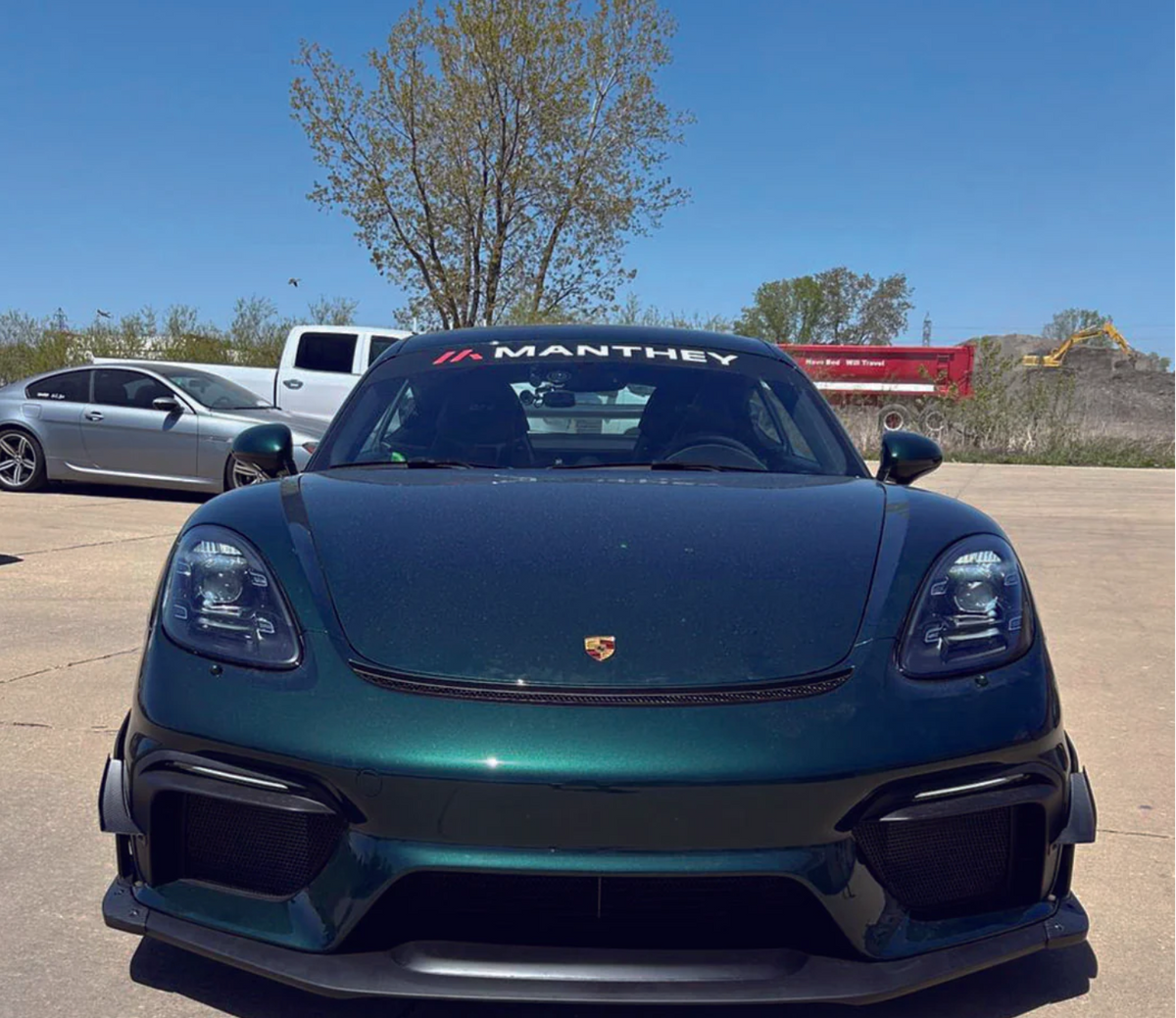 Dry Carbon Fiber Clubsport Dive Plane &amp; Lower Side Spoiler Pack [Porsche 718 Cayman GT4 | Spyder | RS