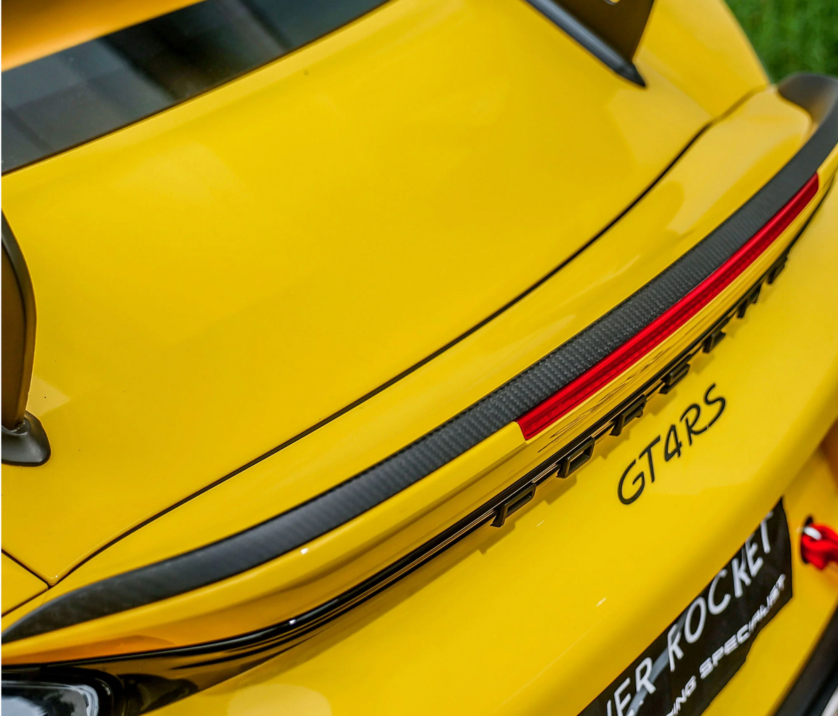 Dry Carbon Fiber Ducktail Gurney Flap (Porsche 718 Cayman GT4 | RS Clubsport)
