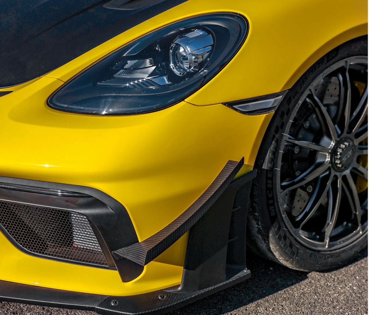 Dry Carbon Fiber Pro Dive Plane [Porsche 718 Cayman GT4 | Spyder | RS]