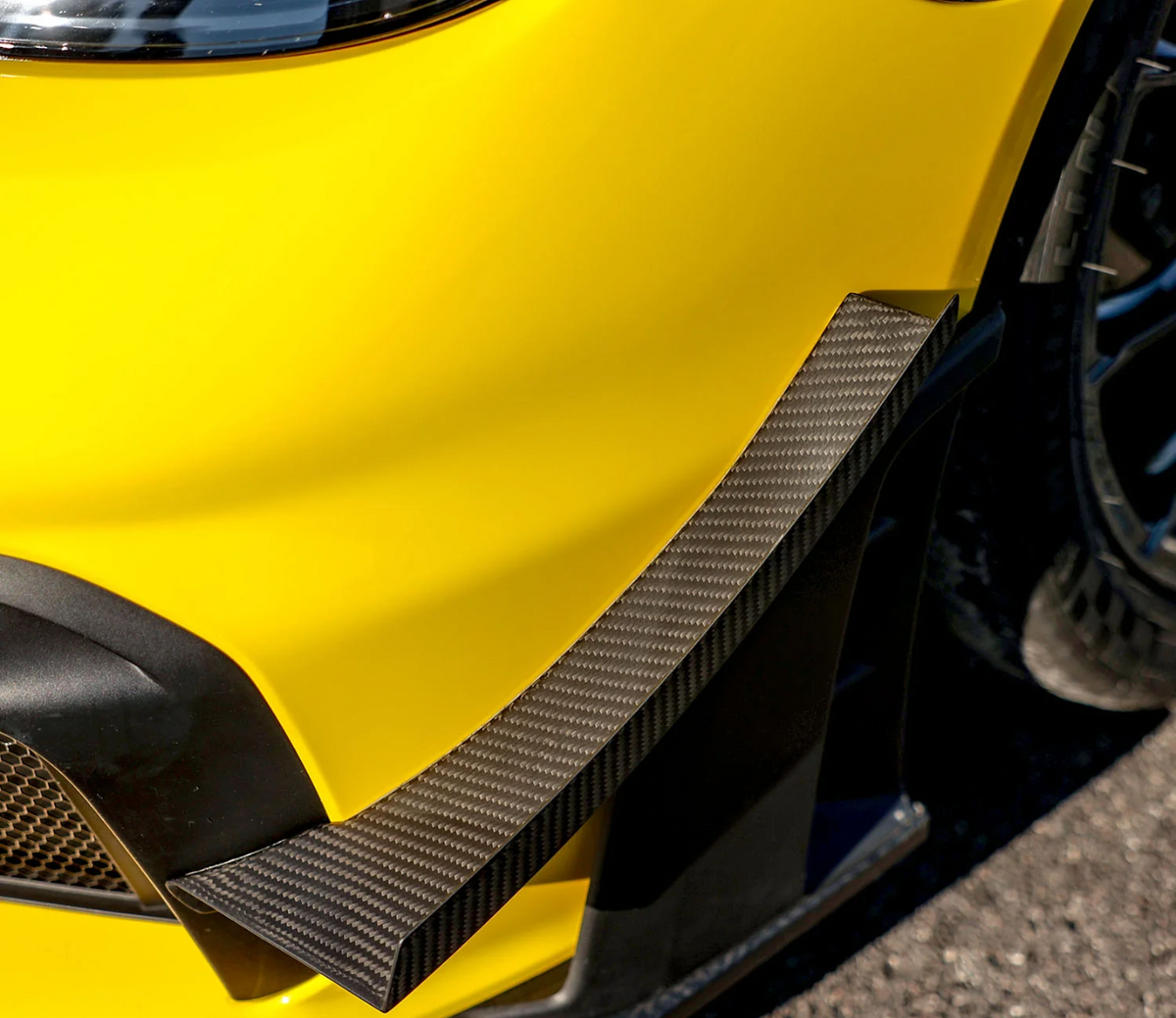 Dry Carbon Fiber Pro Dive Plane [Porsche 718 Cayman GT4 | Spyder | RS]