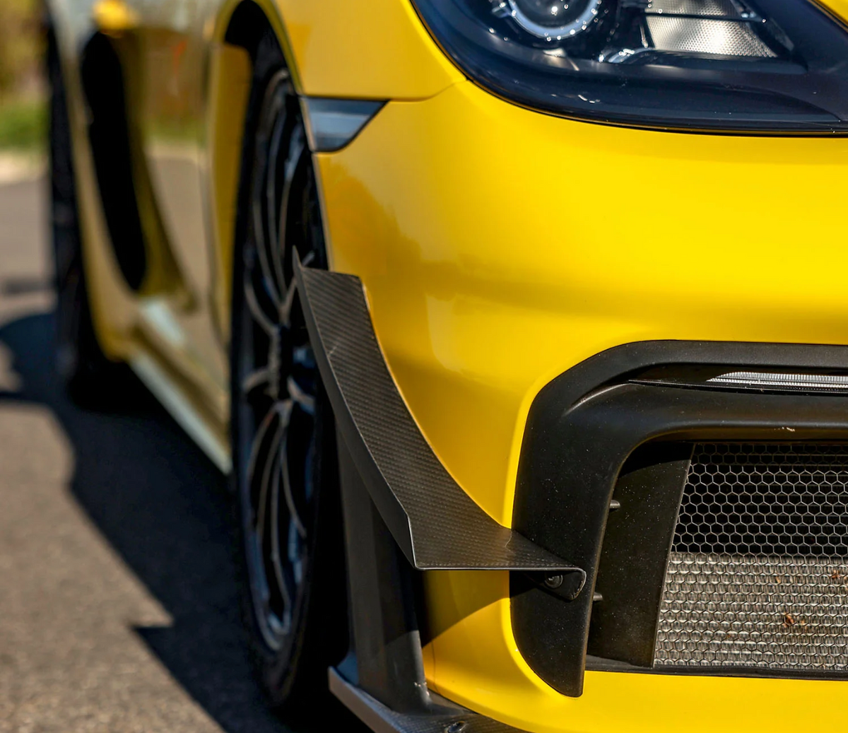 Dry Carbon Fiber Pro Dive Plane [Porsche 718 Cayman GT4 | Spyder | RS]