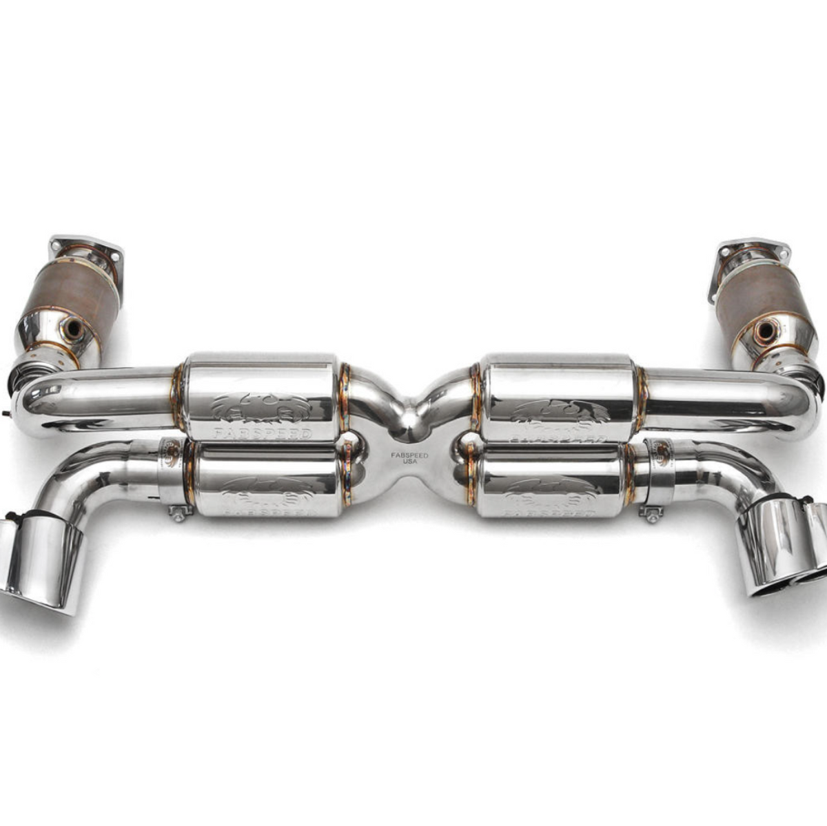 Porsche 996 Turbo Supersport 70mm X-Pipe Exhaust System (2000-2005)