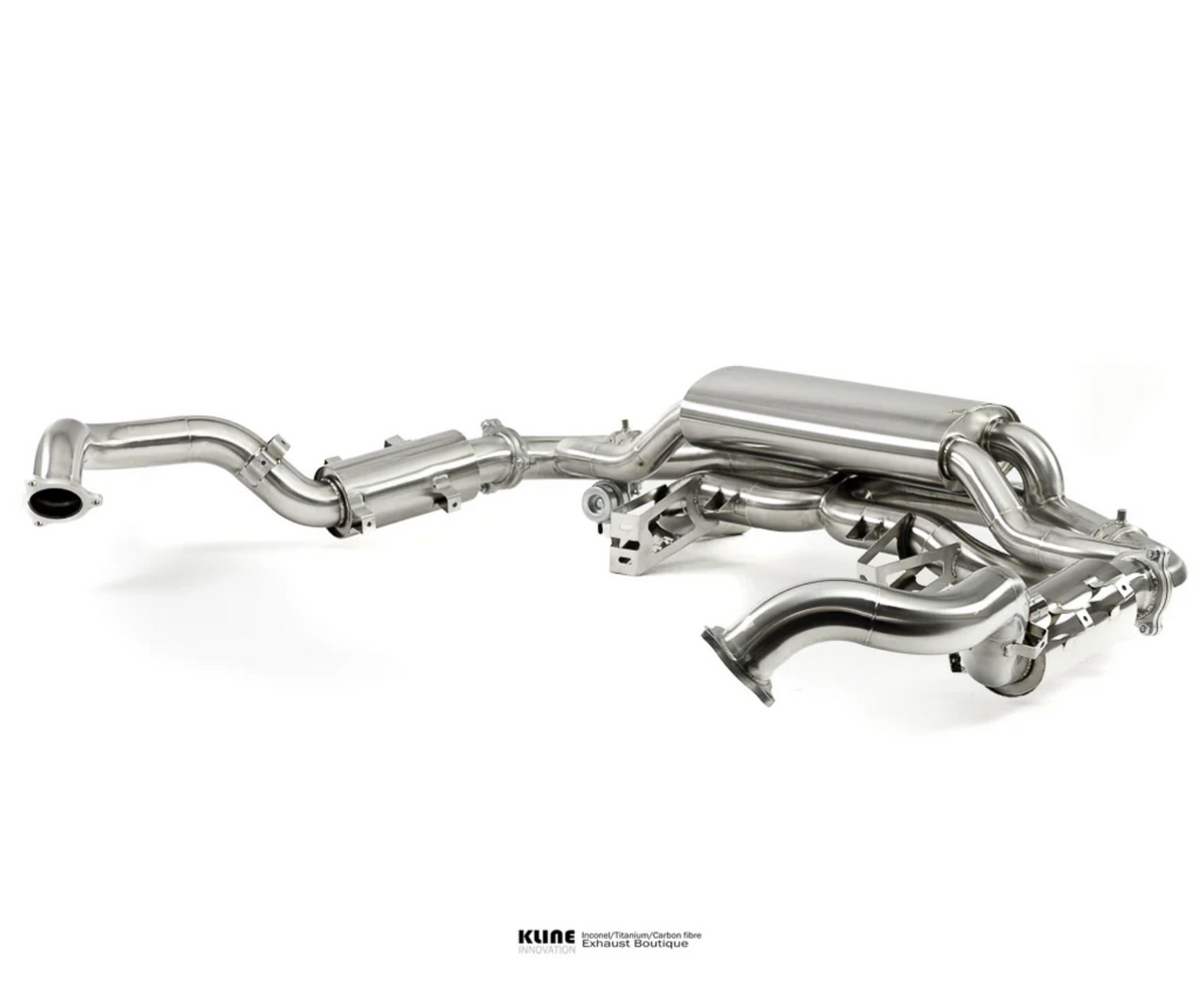 Kline Exhaust 718 GT4 RS/Spyder RS w/Valvetronic and heat shielding