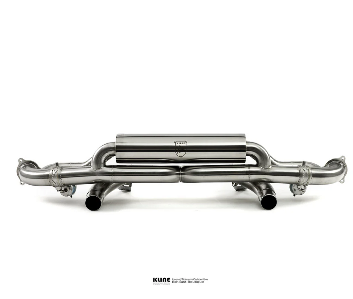 Kline Exhaust 718 GT4 RS/Spyder RS w/Valvetronic and heat shielding