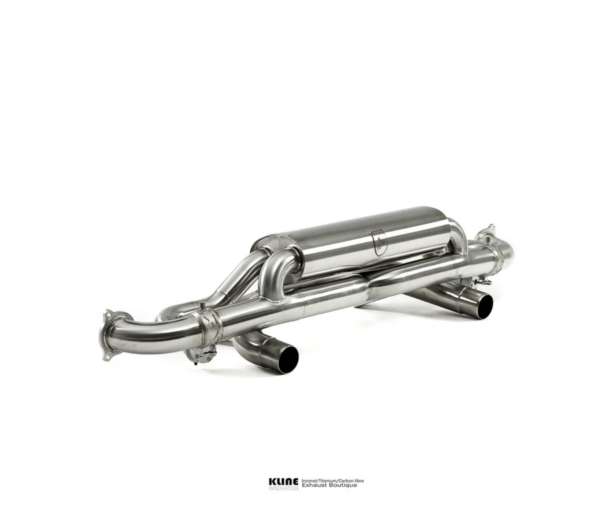 Kline Exhaust 718 GT4 RS/Spyder RS w/Valvetronic and heat shielding