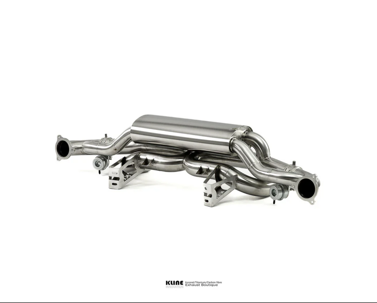 Kline Exhaust 718 GT4 RS/Spyder RS w/Valvetronic and heat shielding