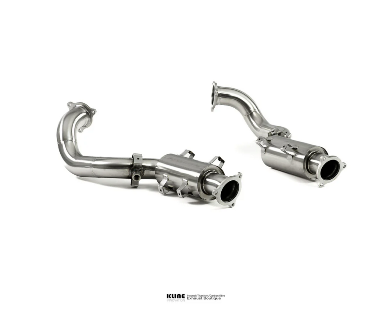 Kline Exhaust 718 GT4 RS/Spyder RS w/Valvetronic and heat shielding