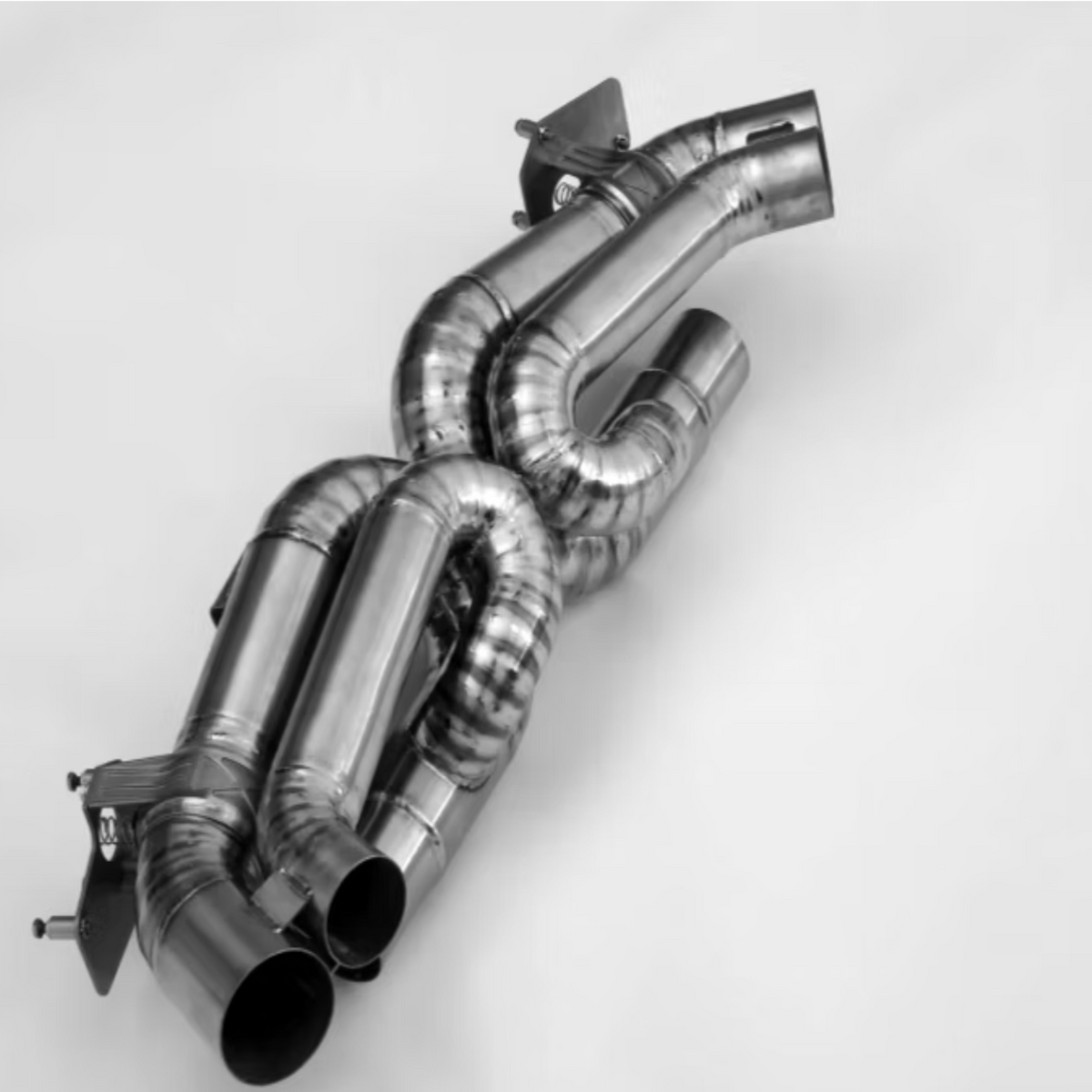 Ninmemeister 992 Carrera/Turbo/S Titanium Valved X-Pipe Centre By-Pass Pipe