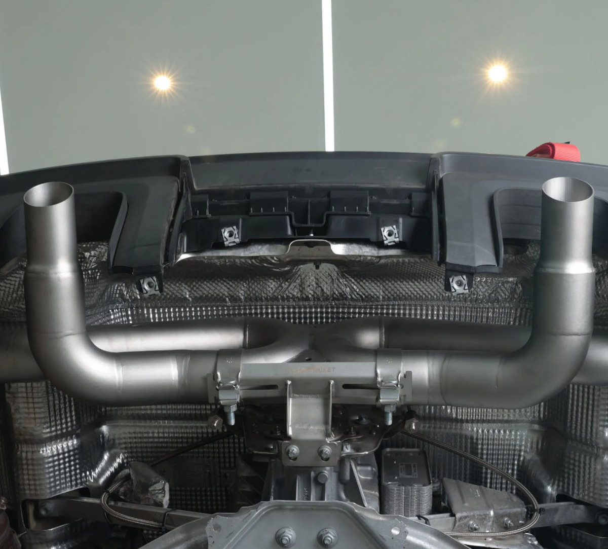 Silver Rocket SR 3200G One-Piece Titanium Ultralight Race Pipe Porsche GT4RS/SPYDER RS
