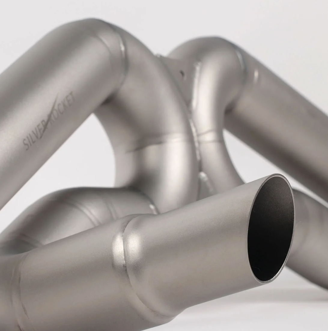 Silver Rocket SR 3200G One-Piece Titanium Ultralight Race Pipe Porsche GT4RS/SPYDER RS