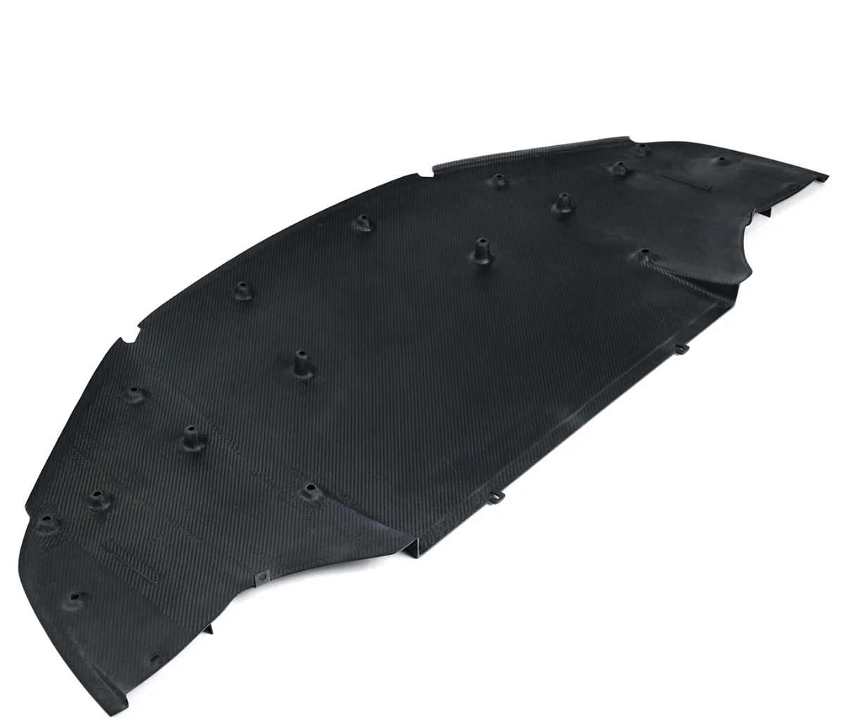 Silver Rocet SR Ultra Downforce Front Dry Carbon Fiber Aeroshield (Porsche 718 GT4 RS)