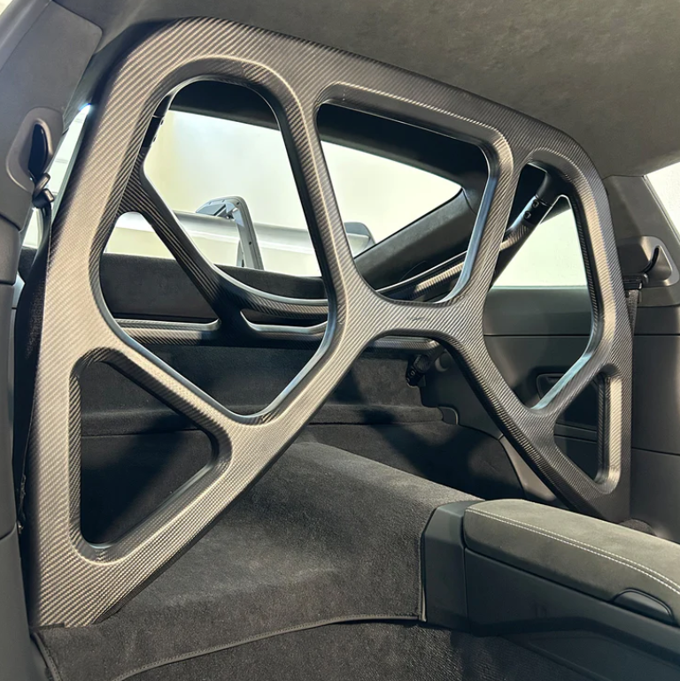 Silver Rocket (SR) Seamless Dry Carbon Fiber Roll Cage for Porsche 992 GT3 / GT3 RS (Porsche 992 GT3/RS)