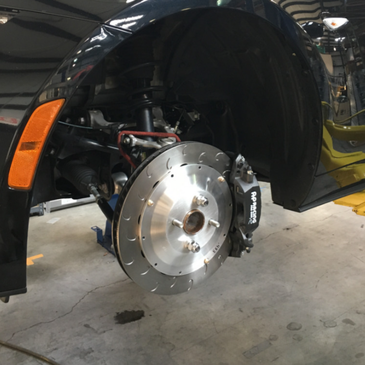 AP Racing by Essex Radi-CAL Competition Brake Kit Electroless Nickel Plated (Front CP9449/340mm)- ND Mazda Miata &amp; Fiat 124 Spider (Copy)