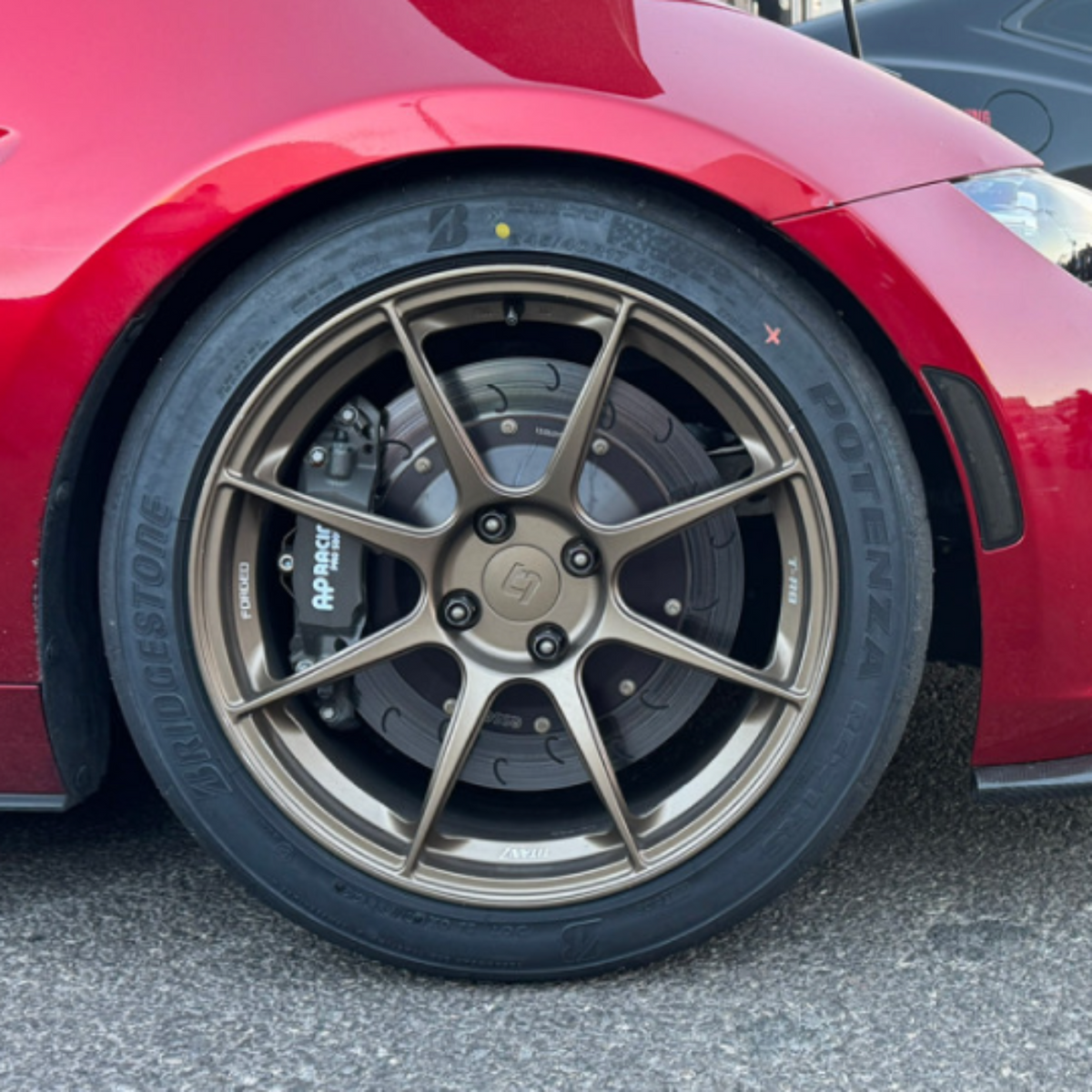AP Racing by Essex Radi-CAL Competition Brake Kit Electroless Nickel Plated (Front CP9449/340mm)- ND Mazda Miata &amp; Fiat 124 Spider (Copy)