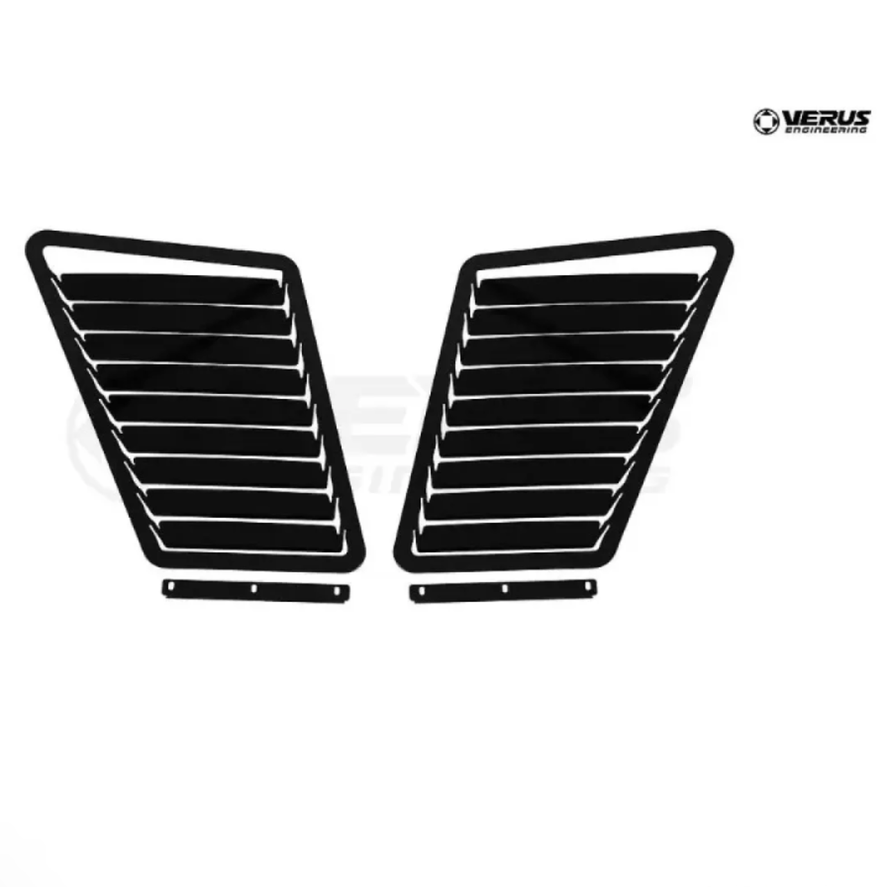 Verus Engineering Black or Raw Aluminum Hood Louver Kit Mazda Miata MX5 (ND) 2016+