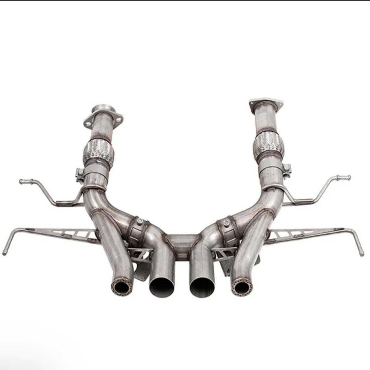 Corsa 3.0 Inch Catback Exhaust System No Muffler Delete Chevrolet Corvette C8 Z06 2023-2026