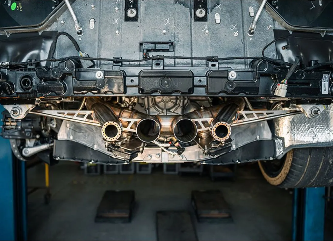 Corsa 3.0 Inch Catback Exhaust System No Muffler Delete Chevrolet Corvette C8 Z06 2023-2026