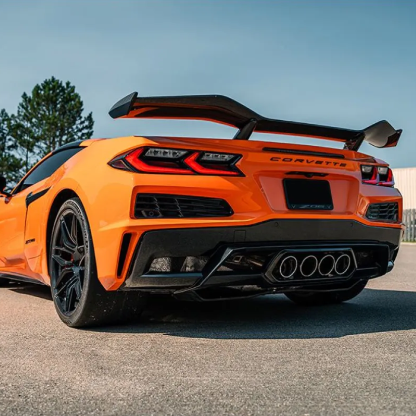 Corsa 3.0 Inch Catback Exhaust System No Muffler Delete Chevrolet Corvette C8 Z06 2023-2026