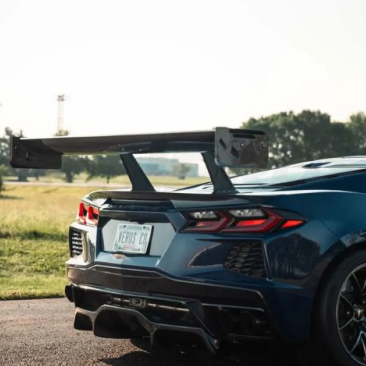 Verus Engineering Swan Neck V1X Rear Wing Kit - Corvette Stingray (C8)
