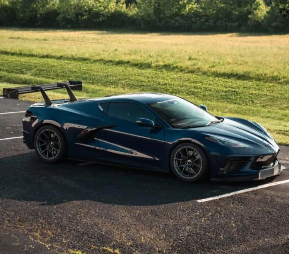 Verus Engineering Swan Neck V1X Rear Wing Kit - Corvette Stingray (C8)