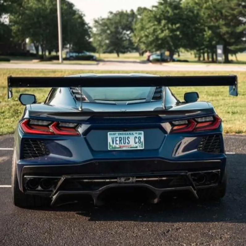 Verus Engineering Swan Neck V1X Rear Wing Kit - Corvette Stingray (C8)