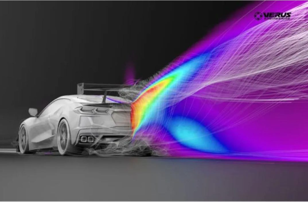 Verus Engineering Swan Neck V1X Rear Wing Kit - Corvette Stingray (C8)