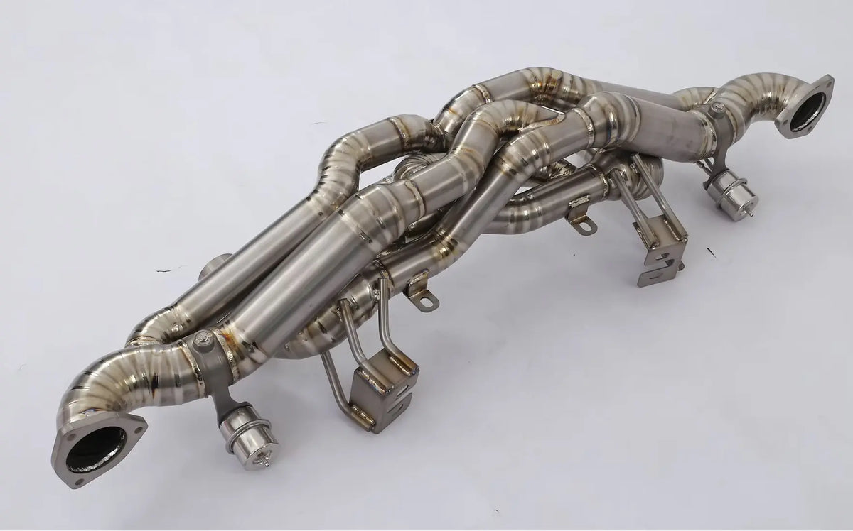 9m GT4RS/SpyderRS Titanium valved Z pipe silencer