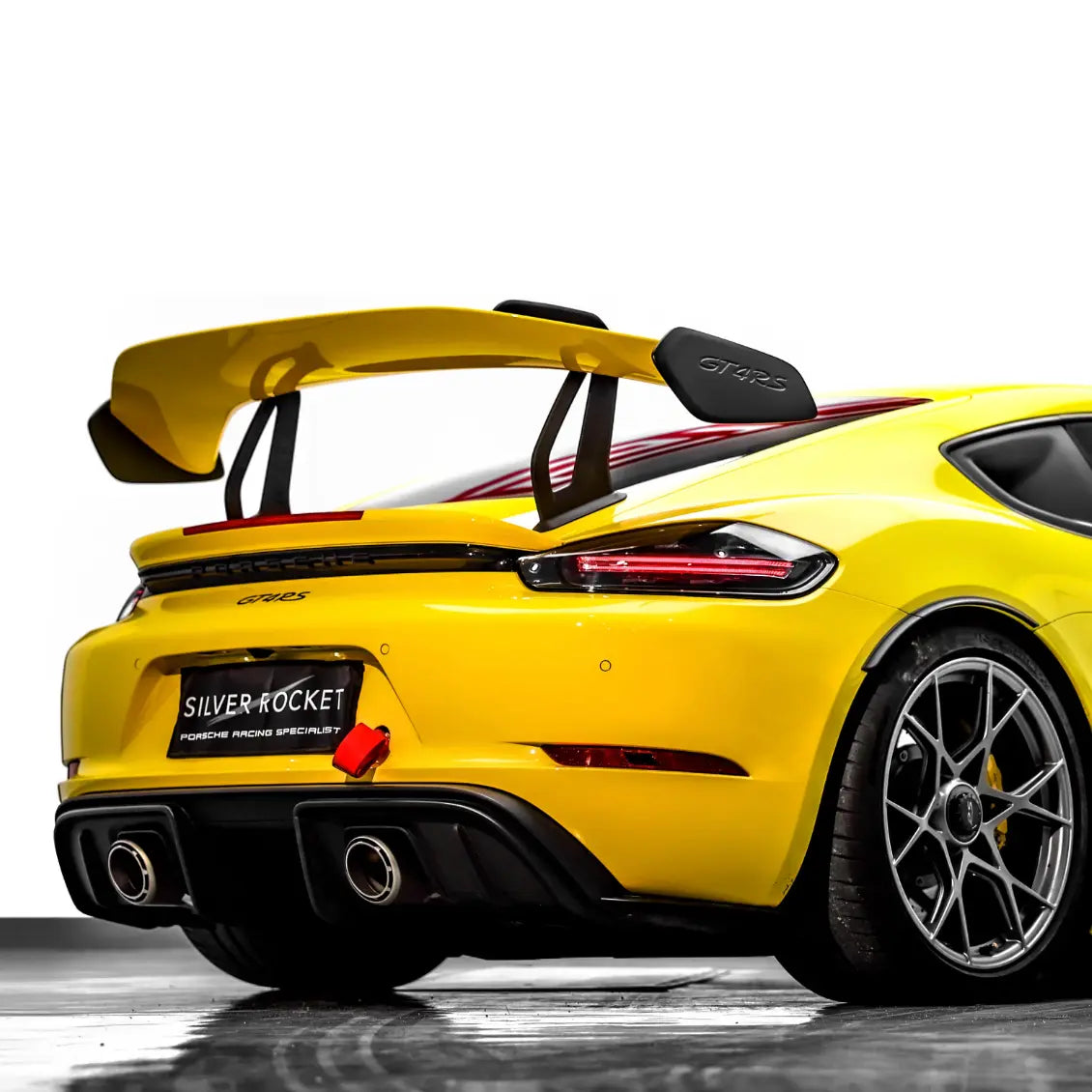 SR GT4RS OEM Aluminum look 3-inch wing riser