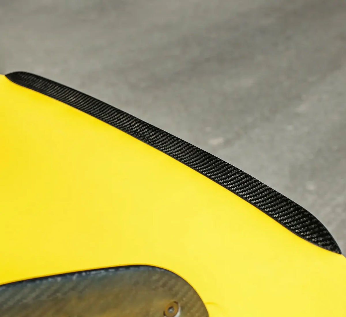 SR Dry Carbon Fiber Mini Gurney Flap for GT4 RS OEM Wing  (Porsche 718 Cayman)