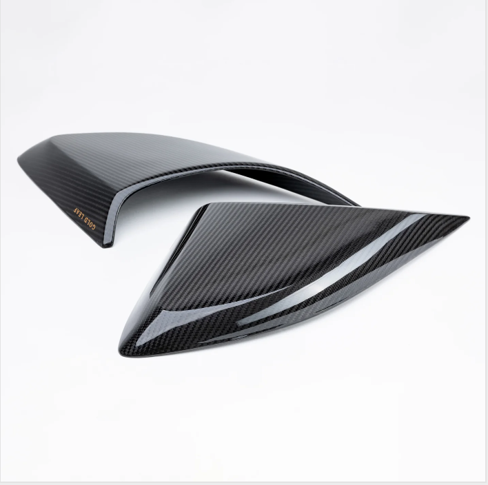 Gold Leaf Porsche Cayman GT4 RS Style Carbon Fiber AIR SCOOP