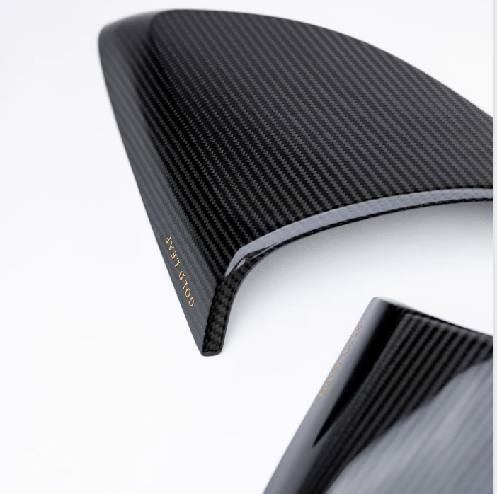 Gold Leaf Porsche Cayman GT4 RS Style Carbon Fiber AIR SCOOP