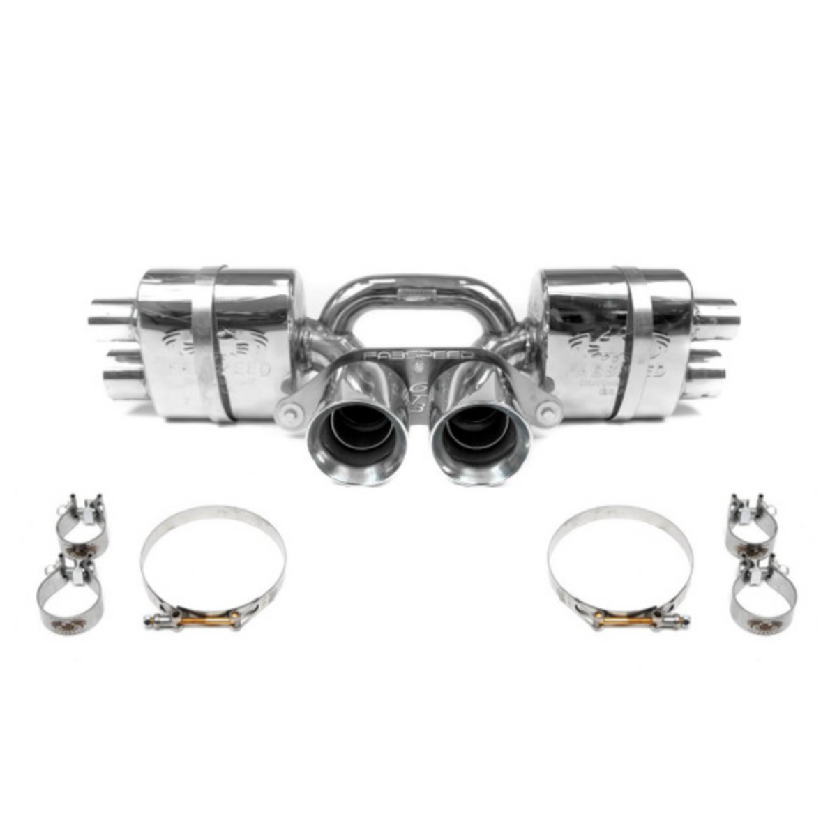 Porsche 997 GT3 / GT3 RS Center Mini Maxflo Performance Exhaust System (2006-2009)