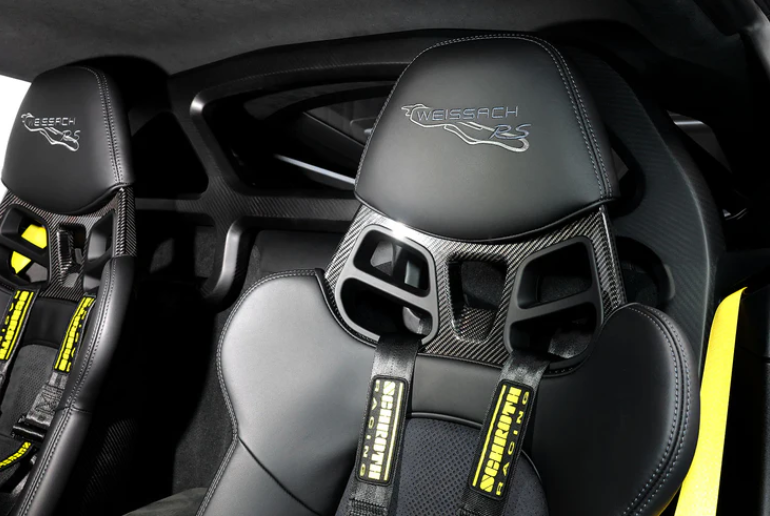 Dry Carbon Fiber Roll Cage &amp; Harness Bar - FIA 253 Compliant [Porsche 981/718/GT4/RS]
