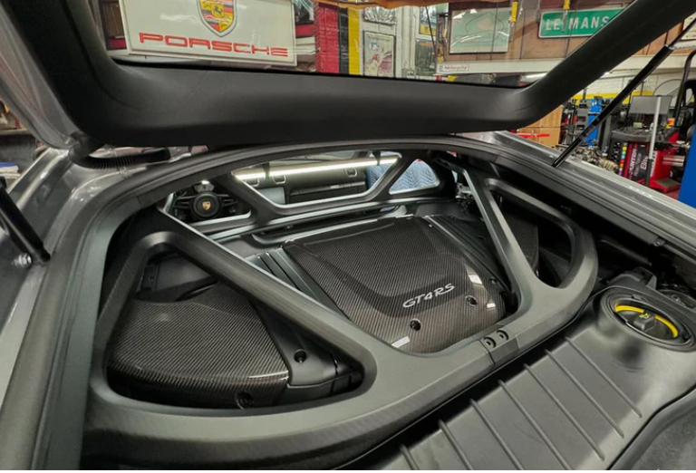 Dry Carbon Fiber Roll Cage &amp; Harness Bar - FIA 253 Compliant [Porsche 981/718/GT4/RS]