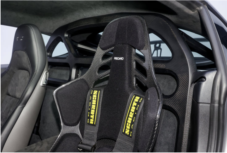 Dry Carbon Fiber Roll Cage &amp; Harness Bar - FIA 253 Compliant [Porsche 981/718/GT4/RS]