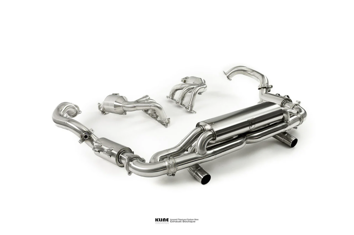 Kline Exhaust 718 GT4 RS/Spyder RS w/Valvetronic and heat shielding